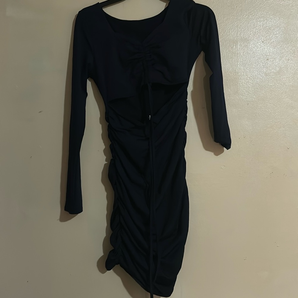 Amazon Dress Navy Blue Size Medium